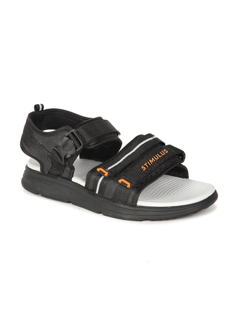 

Paragon Men Black & White Comfort Sandals