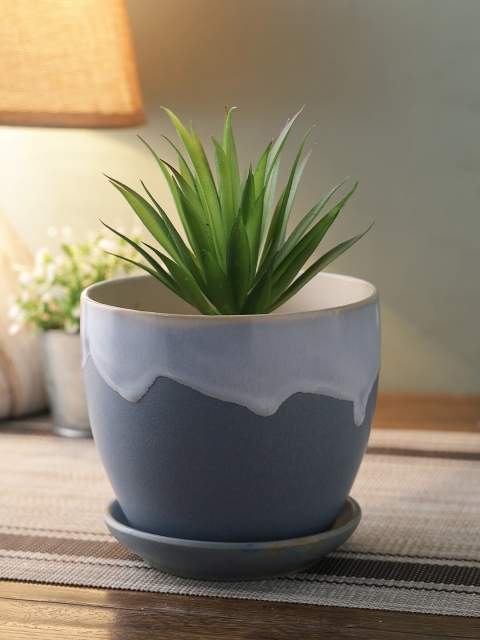 

TAYHAA Sky Blue Ceramic Pot