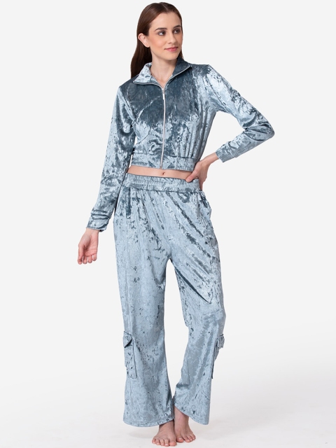 

Fluffalump Women Grey Printed Night suit