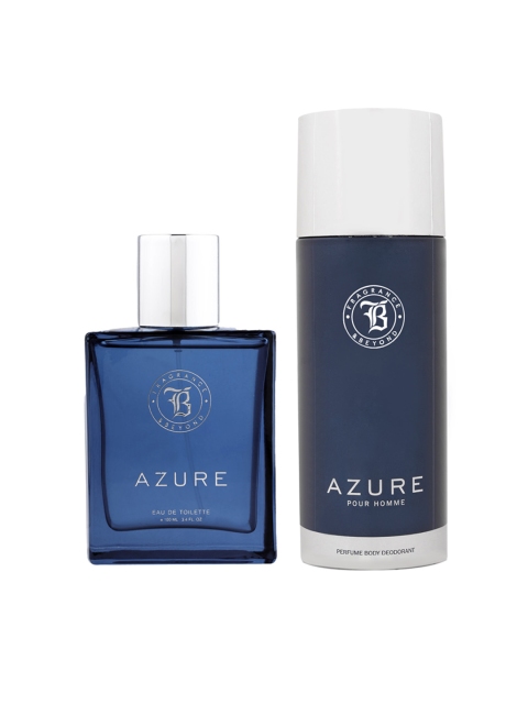 

Fragrance & Beyond Men Set Of 2 Azure Perfume Deodrant With EDT, Assorted