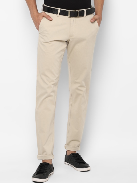 

Allen Solly Men Beige Slim Fit Trousers