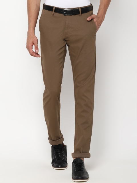 

Allen Solly Men Brown Slim Fit Trousers