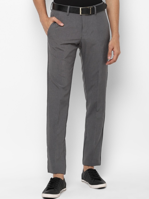 

Allen Solly Men Grey Slim Fit Trousers