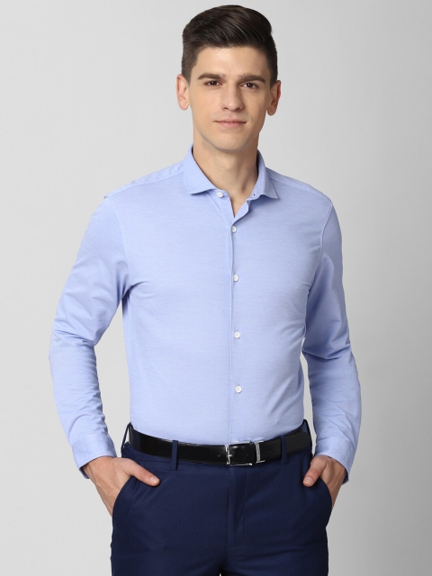

Peter England Men Blue Slim Fit Opaque Formal Shirt