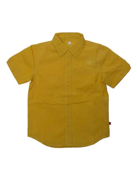 

Nino Bambino Boys Yellow Opaque Casual Shirt
