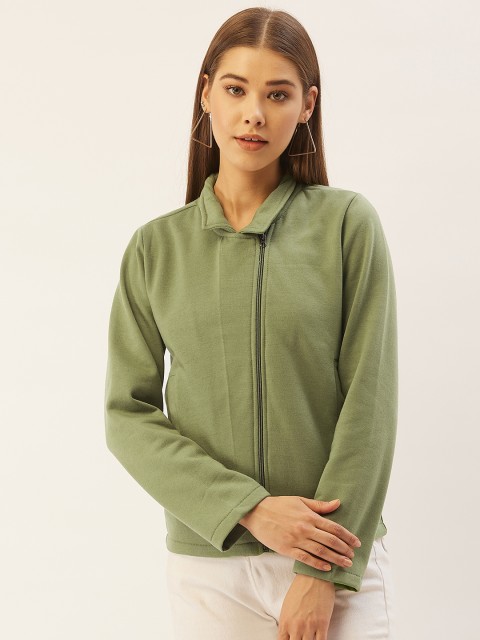 

Belle Fille Women Olive Green Sweatshirt