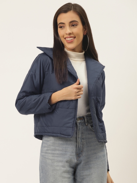 

Belle Fille Women Navy Blue Lightweight Padded Jacket