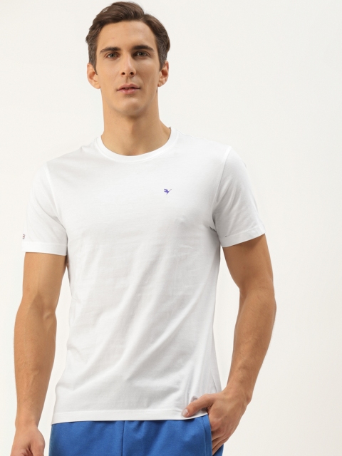 

AM SWAN Men White T-shirt