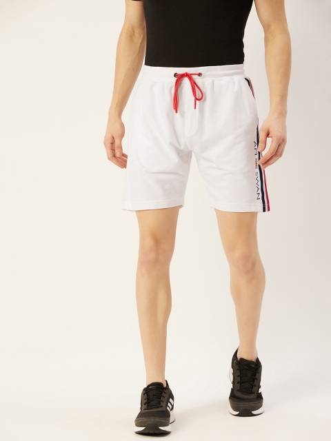 

AM SWAN Men White Regular Shorts