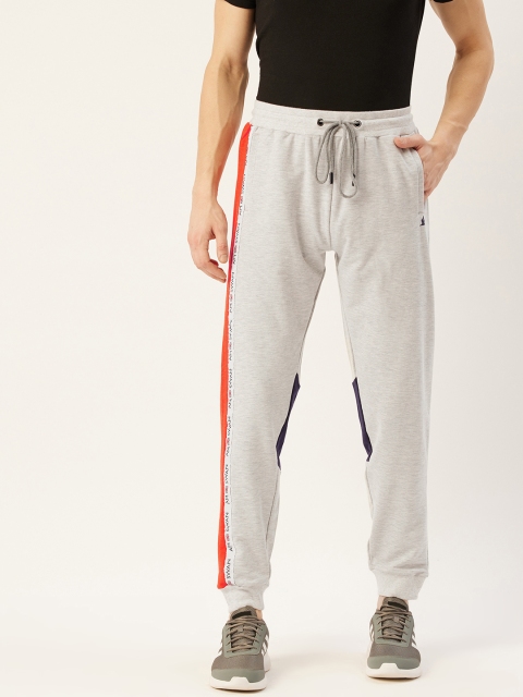 

AM SWAN Men Grey Solid Track Pant