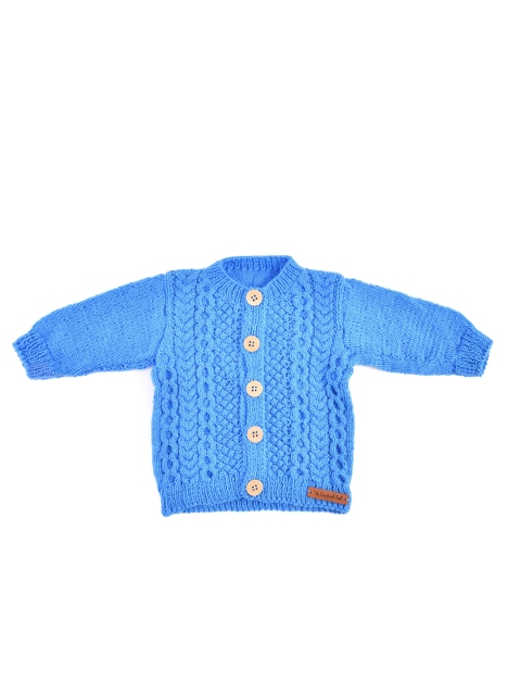 

The Original Knit Unisex Kids Blue Cable Knit Acrylic Cardigan