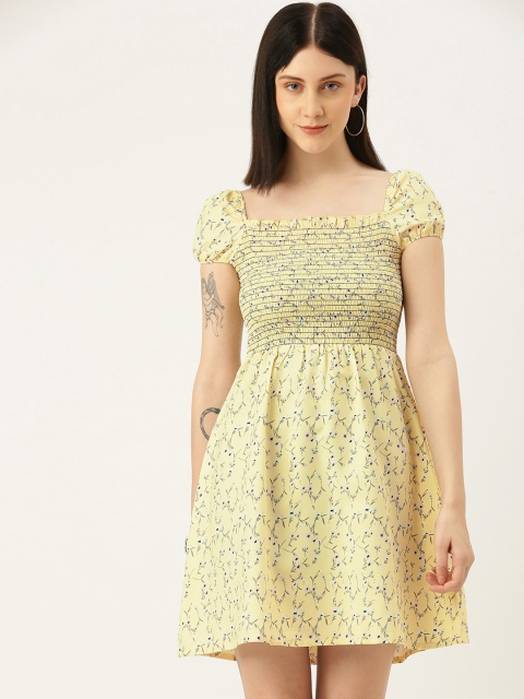 

Yuvraah Multicoloured Floral Mini Dress, Multi