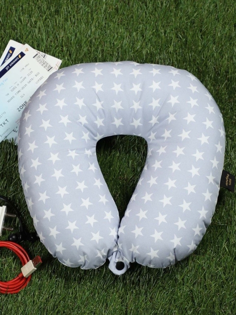 

Lushomes Grey Digital Printed Neck Pillow