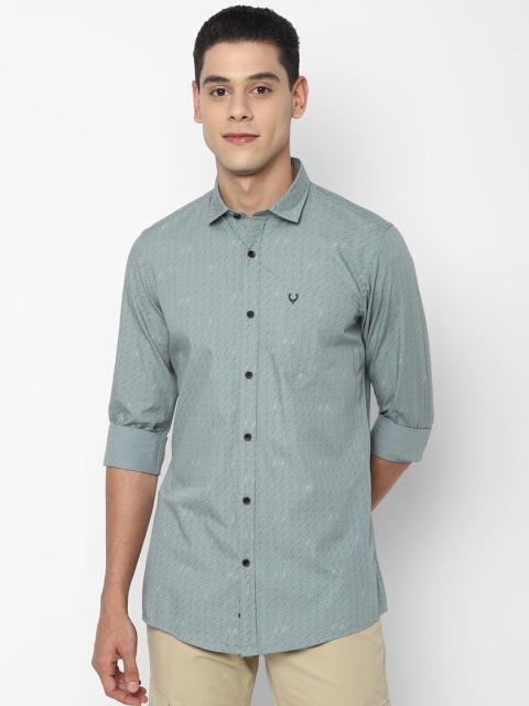 

Allen Solly Sport Men Grey Opaque Printed Casual Shirt