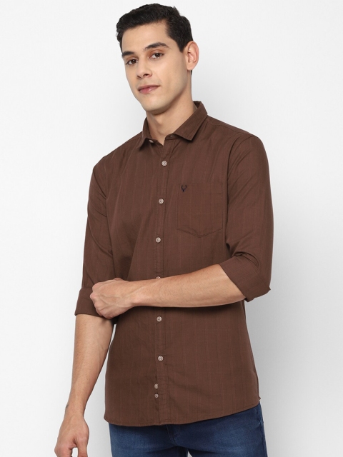 

Allen Solly Sport Men Brown Opaque Casual Shirt