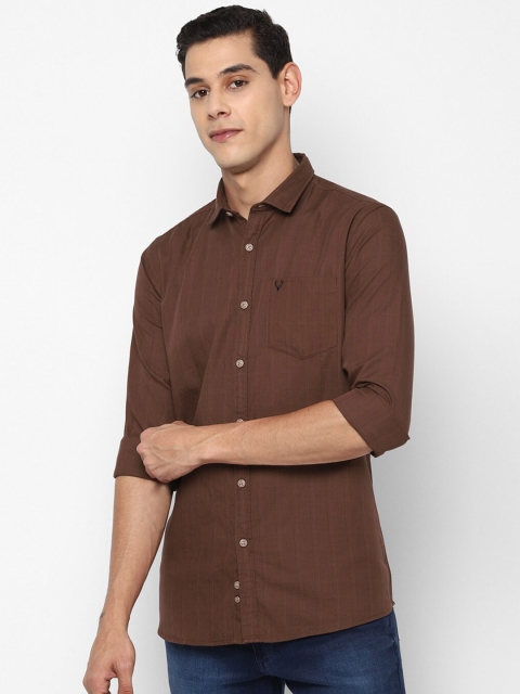

Allen Solly Sport Men Brown Opaque Casual Shirt