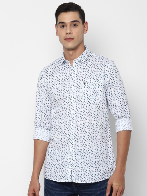 

Allen Solly Sport Men White Floral Opaque Printed Casual Cotton Shirt