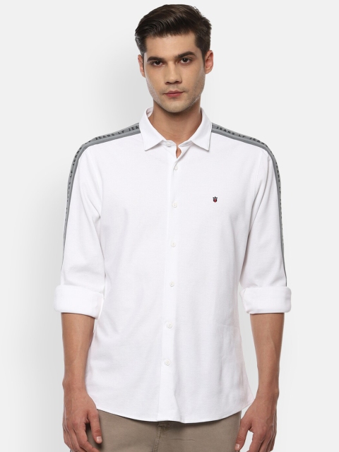 

Louis Philippe Jeans Men White Slim Fit Opaque Casual Shirt