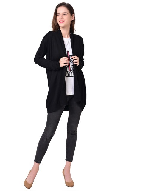 

NoBarr Women Black Longline Shrug