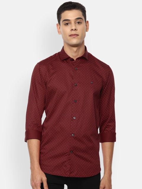 

Louis Philippe Sport Men Maroon Slim Fit Casual Shirt