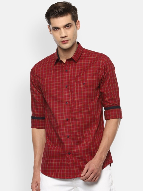 

Louis Philippe Sport Men Red Shirt Checked Shirt