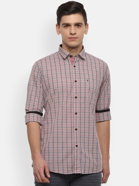 

Van Heusen Sport Men Brown Slim Fit Opaque Checked Casual Shirt