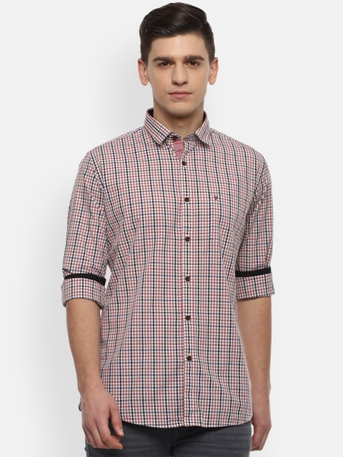 

Van Heusen Sport Men Brown Slim Fit Opaque Checked Casual Shirt