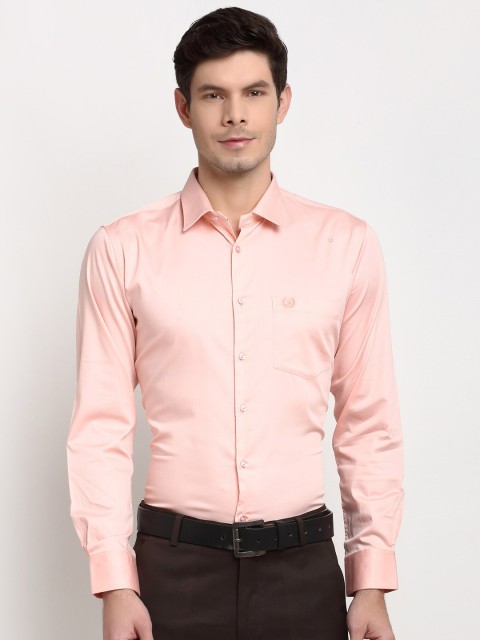 

La Mode Men Pink Slim Fit Opaque Formal Shirt