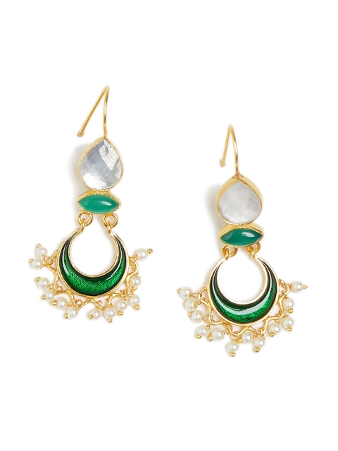 

Fabindia Gold-Toned Contemporary Drop Earrings