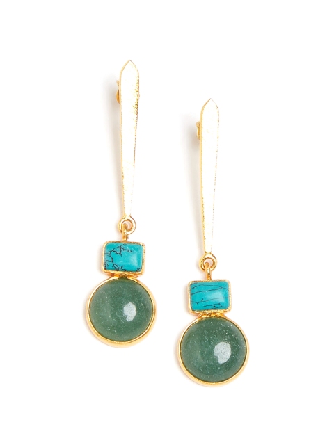 

Fabindia Gold-Toned Contemporary Drop Earrings