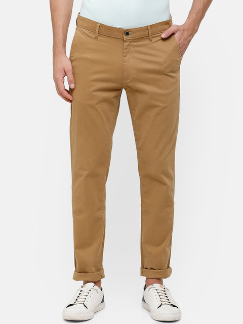 

Swiss Club Men Khaki Slim Fit Trousers