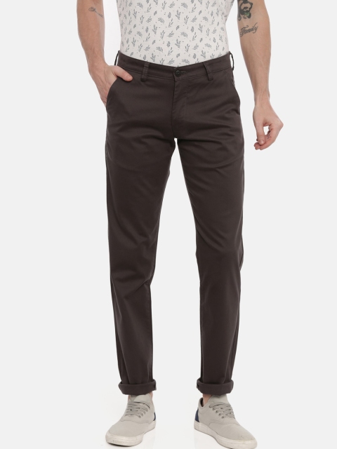 

Swiss Club Men Grey Slim Fit Chinos Trousers