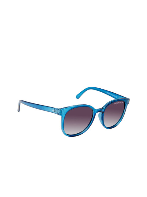 

David Blake Unisex Blue Polarised & UV Protected Oversized Sunglasses R-RGDB2058-Blue