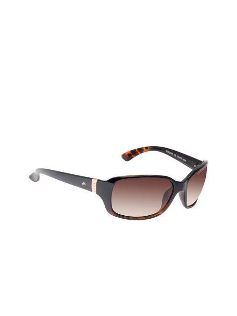 

David Blake Women Brown Lens & Brown Rectangle Sunglasses and UV Protected Lens R-RGDB2065