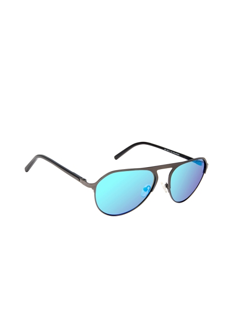 

David Blake Blue Lens & Sunglasses & Polarised & UV Protected Lens R-RGDB2116, Grey