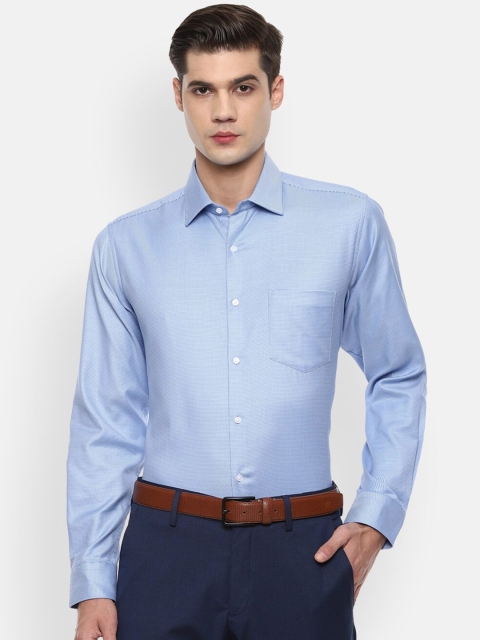 

Van Heusen Men Blue Opaque Formal Shirt