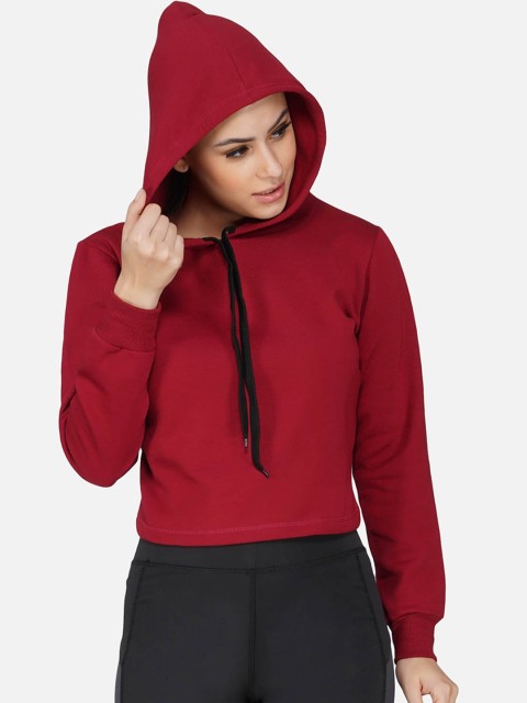 

NEU LOOK FASHION Women Maroon Sweatshirt