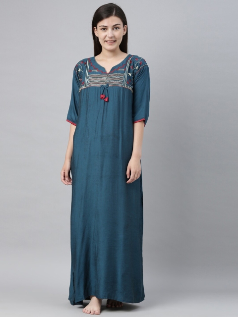 

Bailey sells Blue Embroidered Maxi Nightdress