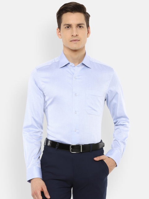 

Louis Philippe Gods & Kings Men Blue Opaque Formal Shirt