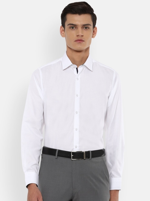 

Louis Philippe Men White Slim Fit Opaque Formal Shirt
