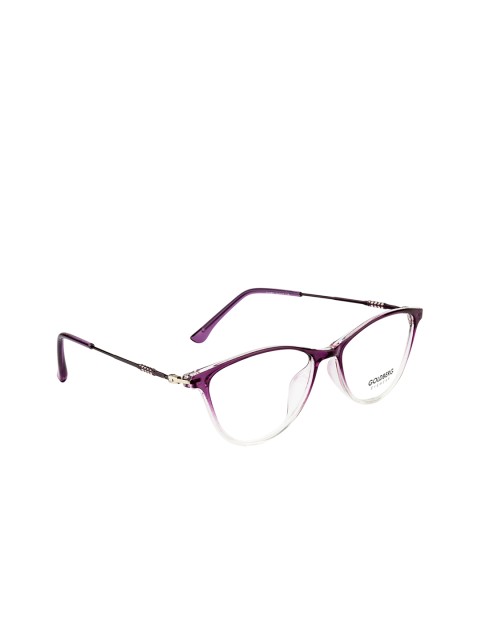 

Gold Berg Women Purple & White Full Rim Cateye Frames GB-114402_D.PUR-Purple