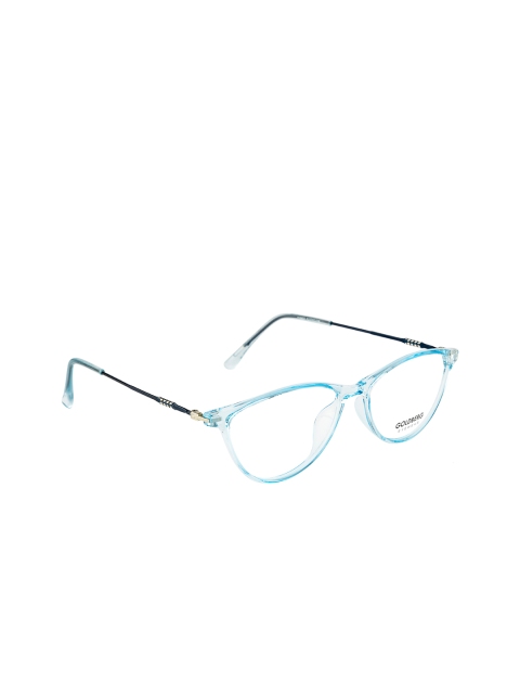 

Gold Berg Women Blue & Gold-Toned Full Rim Cateye Frames - GB-114402_BLU-Blue