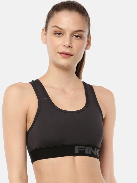 

FINO Grey Workout Bra Heavily Padded - 401_GreyR-Grey