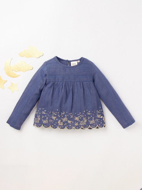 

Ed-a-Mamma Blue Regular Top