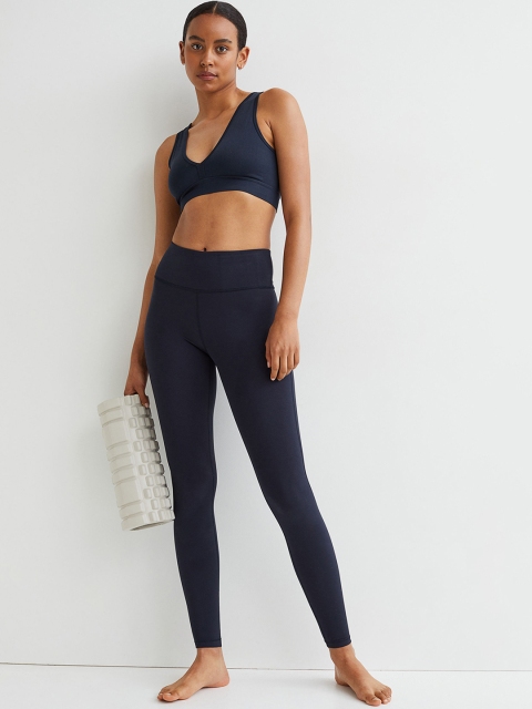 

H&M Women Blue Sports Tights