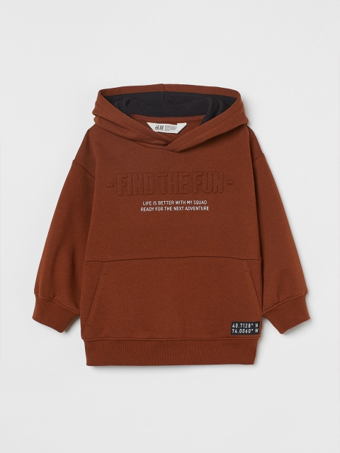 

H&M Boys Brown Hoodie