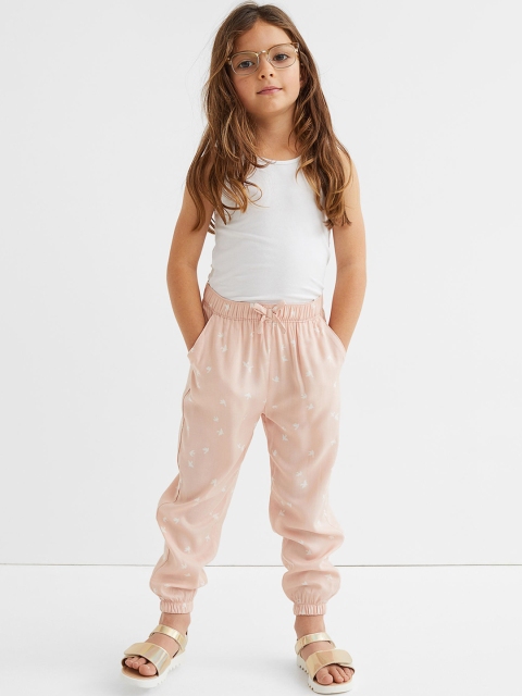 

H&M Girls Pink Patterned Joggers