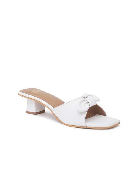 

Sole To Soul White Block Heels