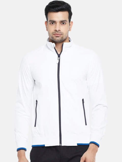 

Urban Ranger by pantaloons Men White Solid Bomber Jacket