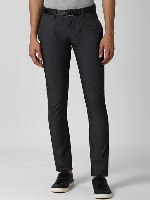 

Peter England Casuals Men Charcoal Skinny Fit Trousers